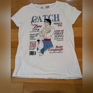 Quirky Disney Little Mermaid Prince Eric Ladies Babydoll T-shirt